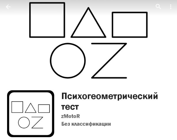 Психогеометрический тест С. Делингер 1.4