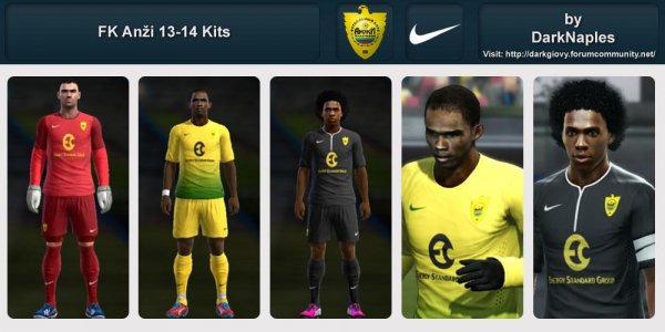 FK Anzi 13-14 Kits by DarkNaples