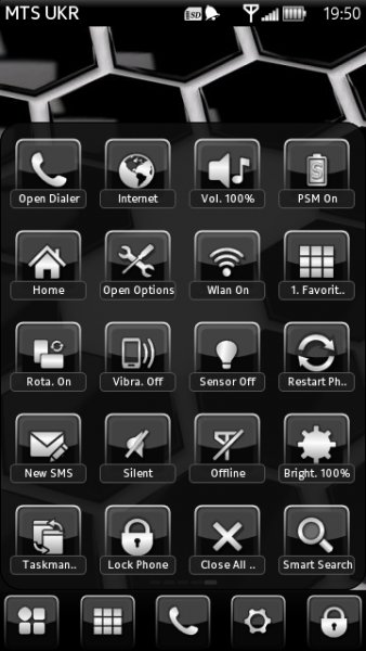Mod Icons Andro Menu Lucido Black By Aks79