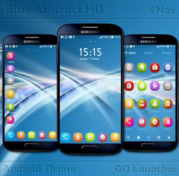 Blue Abstract HD