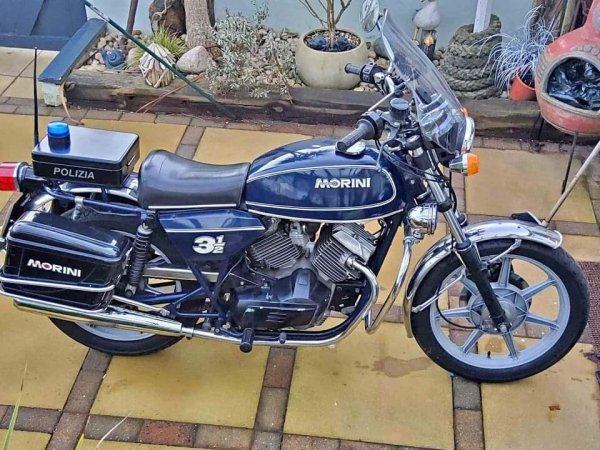 MOTO MORINI ITALIAN POLICE BIKE (1979г.)