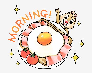 LINE Official Stickers - Chip 'n' Dale Mini Size