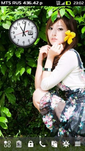 Analogue clock small