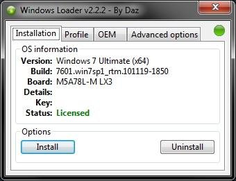 Windows Loader 2.2.2.0