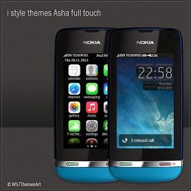 IOS style asha-311 wb7themesart