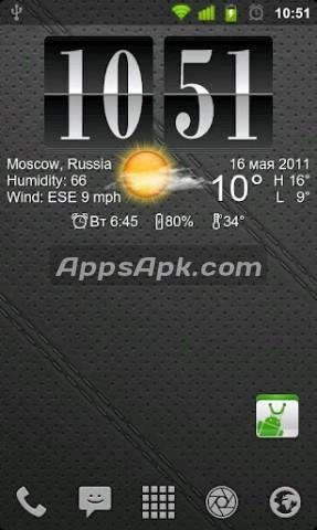 Live Wallpaper Flip Clock Tria