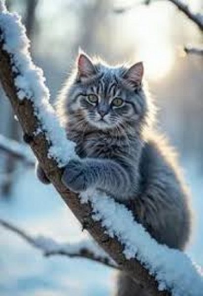 Зимние коты (3)