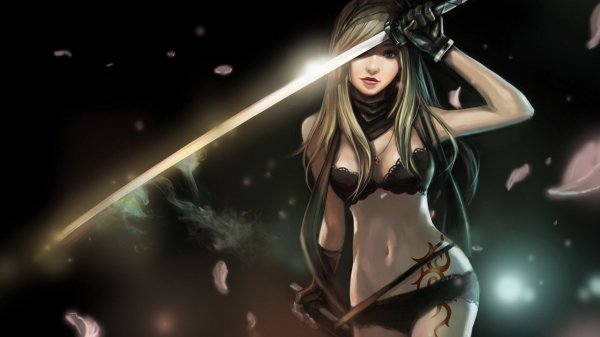 Warrior Girl Art