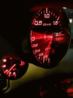 Red speedmeter car спидометр тахометр