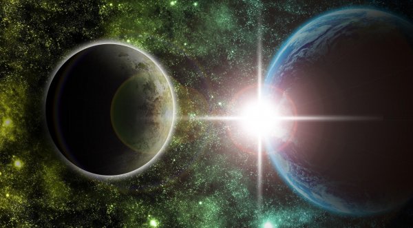 planety zvezdy svet luchi vselennaya 65784 1920x1060