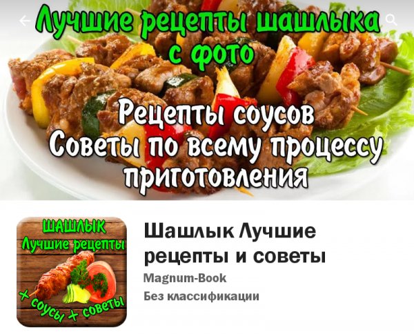 Шашлык Лучшие рецепты.ver.1.0.build.1