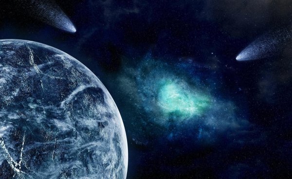 planeta kosmos zvezdy komety tumannost svet 62604 1680x1030