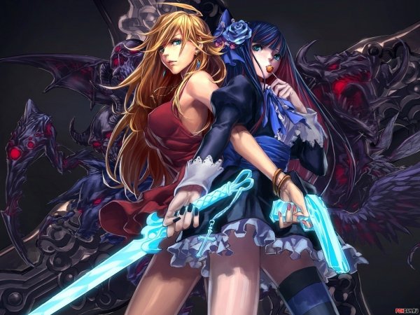Panty &amp; Stocking with Garterbelt 1600x1200