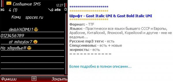 Gost italic uni sp