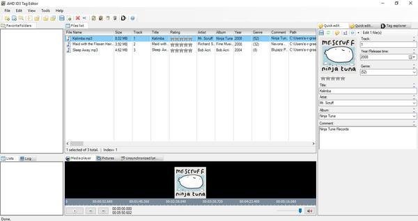 AHD ID3 Tag Editor