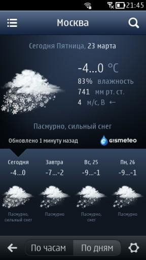 Gismeteo v.1.1.1
