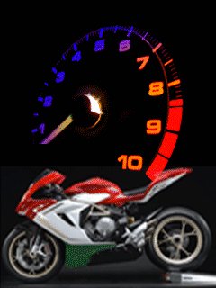 Neon moto baik спидометр