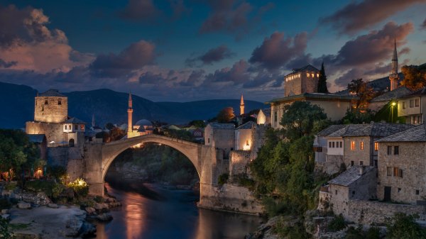 Mostar Bridge Старый мост UHD 4K