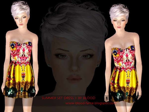 BLOOD SUMMER SET DRESS 1