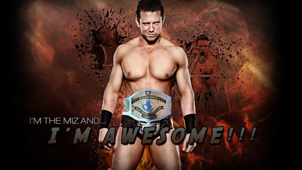 wwe the miz wallpaper by toheavenorhell-