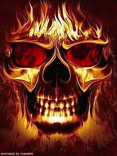 burning-skull