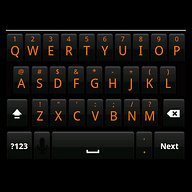 Shadow Orange Keyboard Skin 1.0 shadow.o