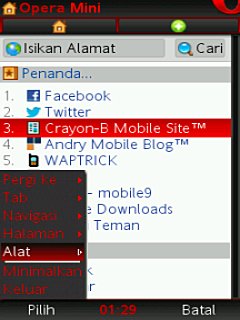 Opera Mini 4.21b25hui209lite