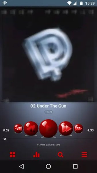 Skins Poweramp v3 Yaps-classic lite
