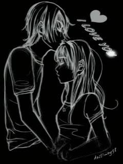 I love you girl boy анимация