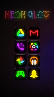 Neon Glow - Icon Pack v3.2