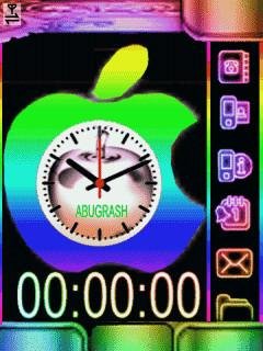 Iphone color часы анимация