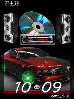 Ivashka944-mustang car плеер флэш часы