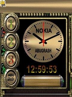 Nokia gold часы заряд батареи анимация