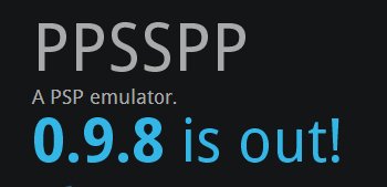 PPSSPP v0.9.8 (Windows)
