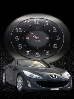 Ivashka944-black peugeot car часы флэш