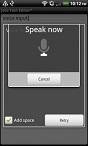 Voice Input for Jota 001