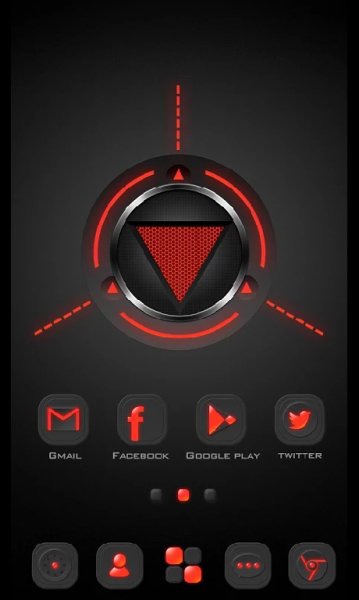 GO Launcher Theme Dark Energy V1.1.30