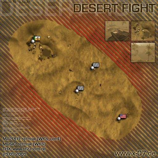 desert fight with bot support