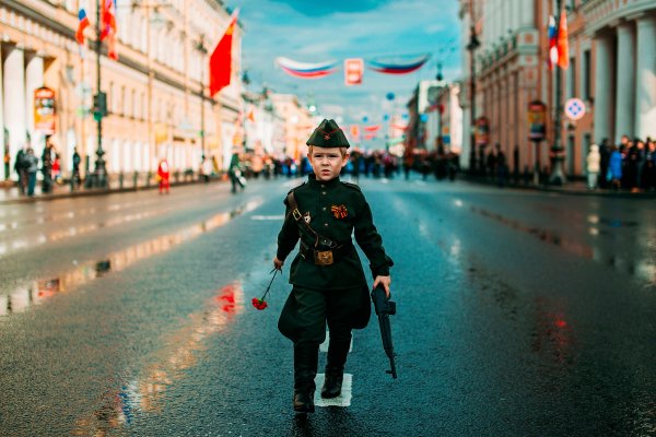 День Победы Мальчик