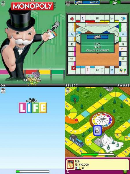 Monopoly and Game of Life Combo 240x320 N95 C5