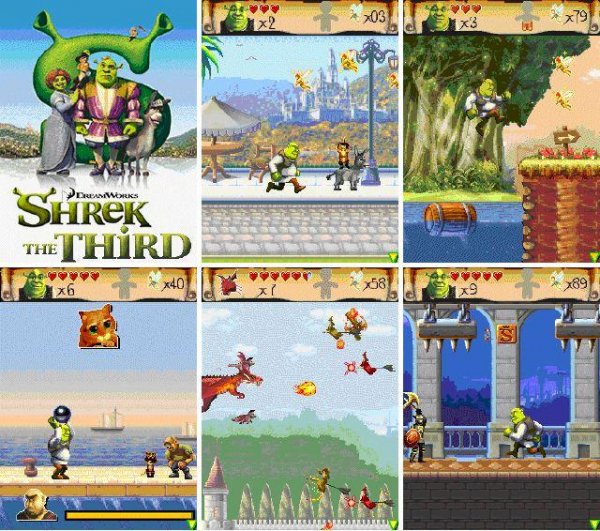 Shrek The Third 240x400 LG KU990