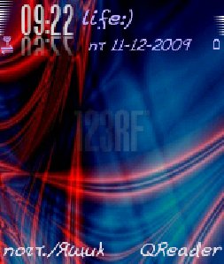 Bleck Blue abstrakt