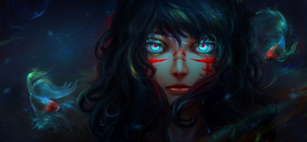 art-devushka-rybki-lico-anime