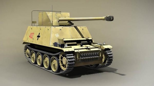 Немецкая самоходно-артиллерийская установка класса истребител