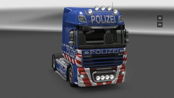 DAF XF Polizei Skin (1)