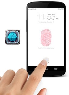 iPhone 5s Fingerprint Lock Screen