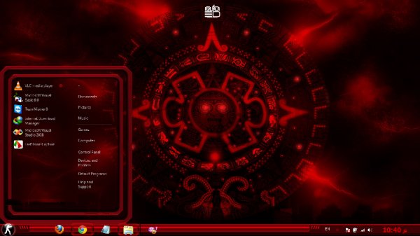 Tema Red glass