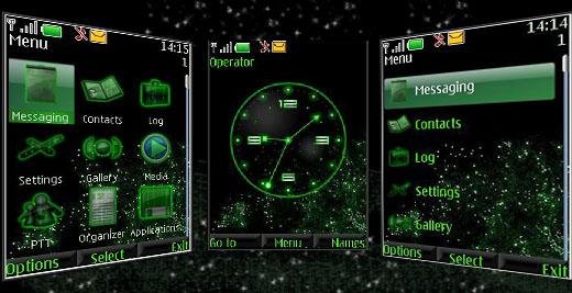 Green clock