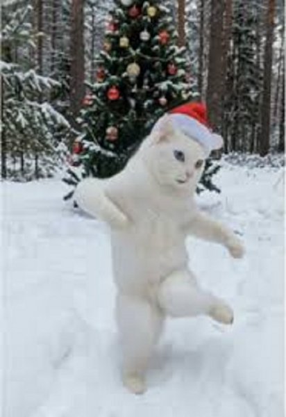 Новогодний кот. (27)