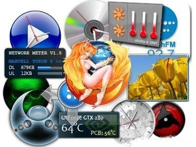 гаджетов для Windows 7Vista